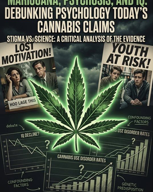 Marijuana, Psychosis, and IQ: Debunking Psychology Today’s Cannabis Claims