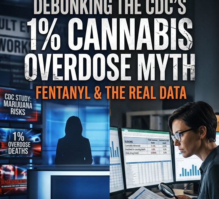 Debunking the CDC’s 1% Cannabis Overdose Myth: Fentanyl & The Real Data