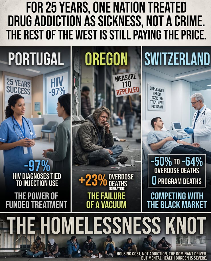 What the West Got Wrong About Drug Decriminalization: Lessons From Portugal and Oregon