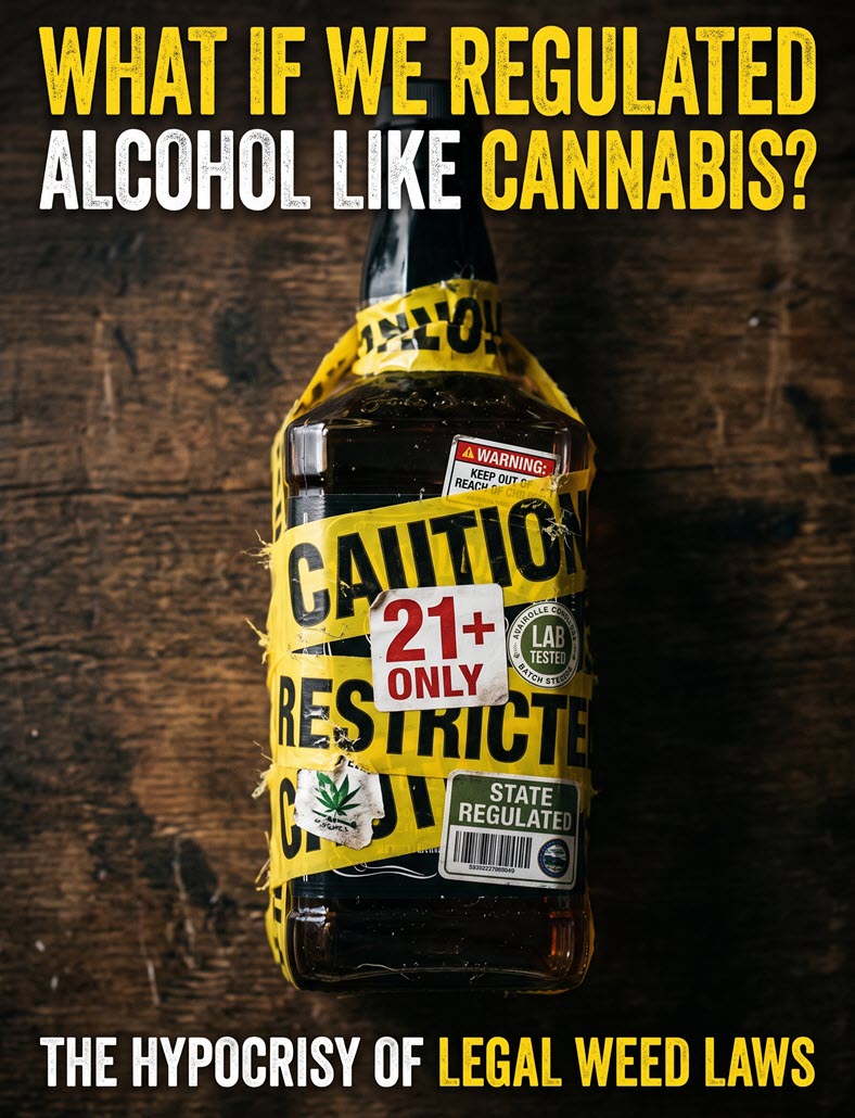 What If We Regulated Alcohol Like Cannabis? The Hypocrisy of Legal Weed Laws