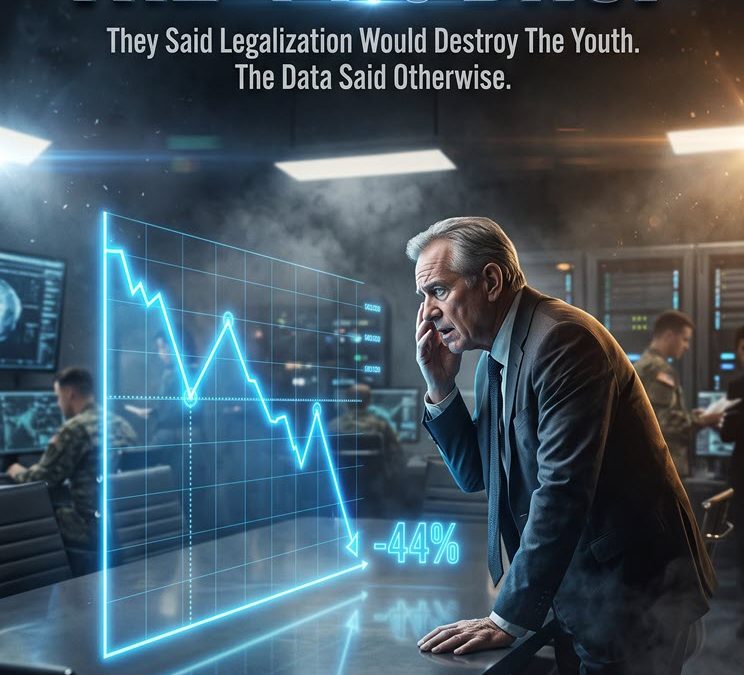 CDC Data Proves Teen Cannabis Use Dropped 44% After Legalization